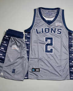 Conjunto de camiseta de baloncesto de malla de secado rápido personalizado de alta calidad, estampado Digital transpirable para hombres jóvenes - Product Image 2