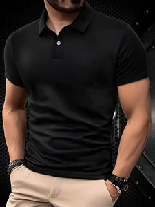 Maillot de sport uni 2026 pour homme, ultra-léger, séchage rapide, respirant, anti-transpiration, polyester/coton, idéal pour le fitness - Product Image 6