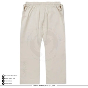 ชุดฝึกการต่อสู้ของผู้ชายชุดกิโมโนติดอาวุธ BJJ GI คอตตอน100% ไข่มุกแท้แบบมืออาชีพโลโก้ตามสั่ง - Product Image 6