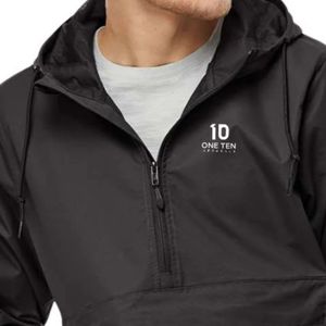 Chaqueta Anorak Cortavientos Resistente al Agua para Hombre, Chaqueta Ligera con Capucha para Actividades al Aire Libre, Ropa Deportiva Informal para Correr, Acampar y Hacer Senderismo - Product Image 3