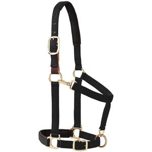 Premium Nylon Horse <b>Halter</b> with Solid Brass Buckles Adjustable Heavy-Duty Equestrian Headstall - Product Image 3