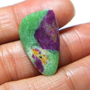 Cabujón de Zoisita Rubí Natural Tallado, Gema de Rubí Tallada a Mano, Piedra Suelta Lisa, Proveedor Mayorista para Joyería - Product Image 3