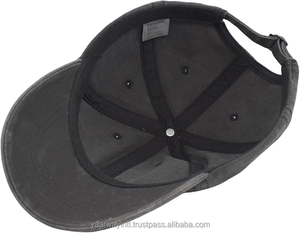 Gorra de Béisbol Premium Unisex de Algodón Estilo Polo con Visera Curva, Ajustable y Ligera, Bordado a Mano Común, 6 Paneles - Product Image 3