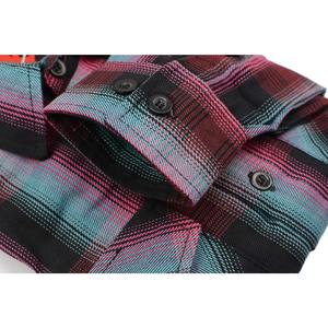 Chemise en flanelle à carreaux multicolores Urban Fusion Premium pour homme, bleu sarcelle, rouge, noir, manches longues, décontractée, boutonnée, à porter au quotidien - Product Image 4