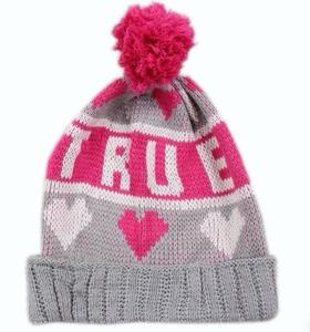 Merry Christmas Beanie <b>Hat</b> With Pom Pom Red White Blue Reindeer Tree Pattern Unisex Adult Winter Knit <b>Cap</b> - Product Image 2