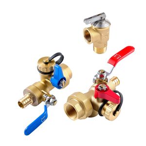 Kit Valvole di Servizio per Scaldabagno Senza Serbatoio - Valvole di Isolamento PEX NPT da 3/4 Pollici, Confezione da 2 - Product Image 4