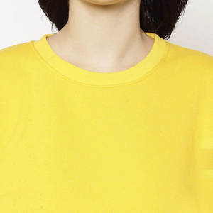 Sudadera de cuello redondo para mujer, de alta demanda, manga larga, corte holgado, transpirable, para otoño, sudaderas de algodón personalizadas - Product Image 6