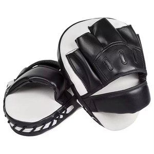 Cible de frappe DAWNFORCE en PU, écologique et durable, noir/blanc, pour entraînement de kickboxing toutes saisons - Product Image 1