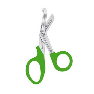 Ciseaux de traumatologie pour infirmières, premiers secours, 5,5 pouces, vert clair, acier inoxydable allemand, ciseaux médicaux pour bandages, urgence EMT - Product Image 2