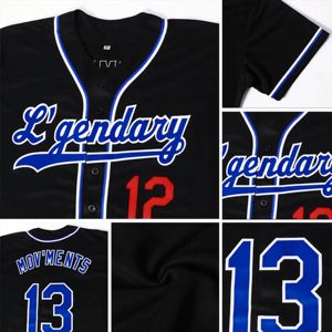 Nuevo Diseño de Camiseta de Béisbol Sublimada, Cómoda, Personalizada, Ropa Deportiva para el Clásico Mundial de Béisbol, Servicio OEM - Product Image 3