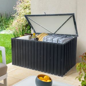 Grande scatola di stoccaggio in metallo per uso quotidiano - Product Image 1