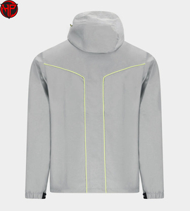 Men's Waterproof Windproof Breathable Hooded Rain Jacket Quick Dry Hard Shell Outerwear <b>for</b> Hiking <b>Camping</b> Travel Jacket - Product Image 2