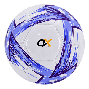 Ballon de football en PVC durable à bas prix de Oxva Industries, taille 5, cousu à la machine, pour les événements d'entraînement - Product Image 2