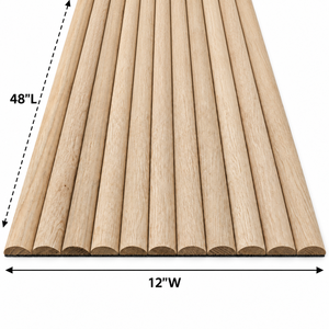 Paneles de Pared de Madera Maciza con Diseño de Rayas, Panel Decorativo Interior Moderno y Minimalista, Tablero de Madera, Paneles de Pared Flexibles de Madera Maciza - Product Image 2