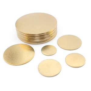 Disques de laiton vierges modernes pour gravure laser, estampage personnalisé, fabrication de bijoux et artisanat DIY - Étiquettes personnalisées - Product Image 2