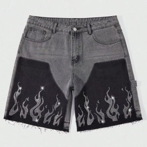 Shorts en jean sur mesure : options complètes (tissu, coupe, longueur, couleur, délavage, coutures, fermeture éclair) – Fabrication en usine de qualité - Product Image 1