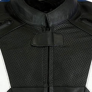 Veste de moto en cuir premium à prix de gros, veste de motard personnalisée, respirante, coupe-vent, vente chaude - Product Image 3