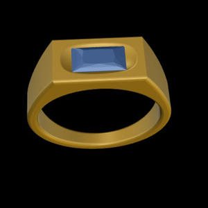 Anillo Personalizado Hecho a Mano en Plata de Ley 925 con Baño de Rodio, Estilo Boho, con Citrino, para Bodas y Fiestas - Product Image 1