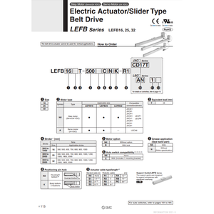 Produit Actionneur électrique pneumatique SMC LEFB32T-700-S5MJT vérins - Product Image 3