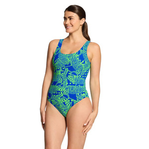 High Quality Women One Piece Swimwear Quick Dry Stretch Breathable Lightweight Spandex/Polyester Sports Beach Swimming Costume - Product Image 1