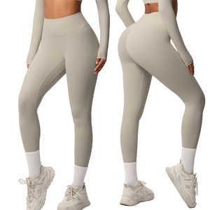 Leggings de yoga unisexe taille haute pour femme, grande taille, effet ventre plat, rehaussement des fesses, séchage rapide, respirant, pour fitness et sport, personnalisable - Product Image 3