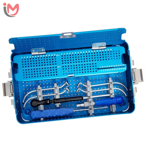 Kit d'instruments chirurgicaux manuels professionnels pour vis canulées orthopédiques, en acier inoxydable, pour utilisation en chirurgie, avec plaques de blocage, OEM - Product Image 1
