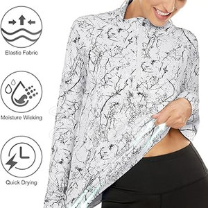 Camiseta Deportiva de Manga Larga para Mujer, Transpirable y Elegante, con Logotipo Frontal Reversible, Ecológica, para Entrenamiento Físico y Comodidad Diaria - Product Image 3