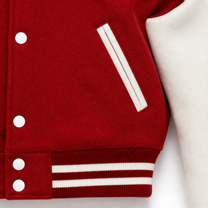 Custom Winter Varsity <b>Jacket</b> Men's Letterman | Wholesale <b>Baseball</b> <b>Bomber</b> <b>Jacket</b> Front | OEM/ODM Custom Embroidered Varsity - Product Image 5