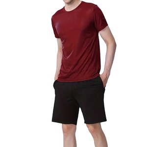 2025 New Fashion Custom Label Mens 2 Piece Twin <b>Set</b> Plain Color Gym Wear Tracksuit with Personalized Size Fabric and Logo Option - Product Image 2