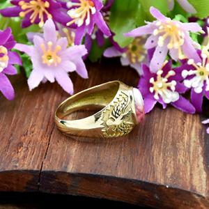 925 Sterling Silver Natural Red Rose Mohave <b>Turquoise</b> Handmade Silver <b>Ring</b> Gemstone 18K Gold Vermeil Jewelry Wedding Gift <b>Ring</b> - Product Image 5