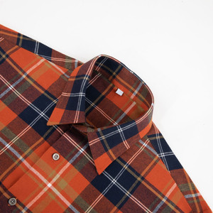 Chemise en flanelle pour homme, grande taille, à carreaux, manches longues, boutonnée, coupe ample, en coton, décontractée, confortable, pour l'automne et l'hiver - Product Image 2