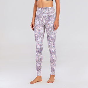 Leggings personnalisés avec logo pour femmes, vêtements de fitness, de gym et de yoga, leggings taille haute pour femmes, en vente, service OEM - Product Image 2