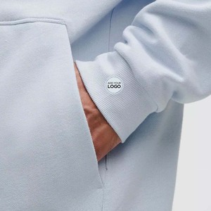 Sudadera con capucha de forro polar NuBlend para hombre, mezcla de algodón, con cremallera completa, personalizable - Product Image 6