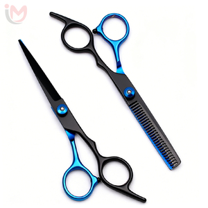 <b>Best</b> Selling Gold Plated Hair Grooming Cutting <b>Scissors</b> J2 Stainless Steel <b>Hairdressing</b> Barber Sharp Cut Shears Custom Logo - Product Image 5