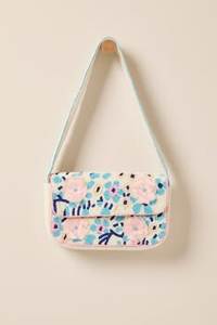 Sac à main de soirée brodé floral moderne, imprimé en typographie, orné de perles, le plus vendu, pour femme, idéal pour mariage - Product Image 4