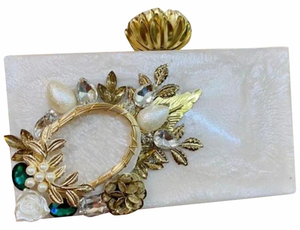 Pochette élégante et polyvalente en résine moderne, étanche, façonnée à la main, durable, rehaussant votre look pour toutes les occasions - Product Image 6