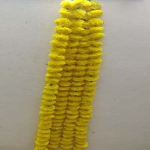 New Arrival Alam High Quality Waterproof Plastic Artificial Marigold <b>Garland</b> Wedding Backdrops Wreaths Ball Flower String - Product Image 6