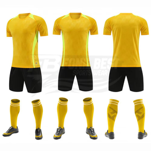 Ensemble de maillots de football pour garçons, sans manches, col en V, rose et blanc, respirant, anti-humidité, 100% polyester, uniforme - Product Image 6