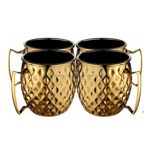 Finished Brass Material Drinkware Hammered Finished <b>Mugs</b> <b>Moscow</b> <b>Mule</b> <b>Mugs</b> for Sale - Product Image 1