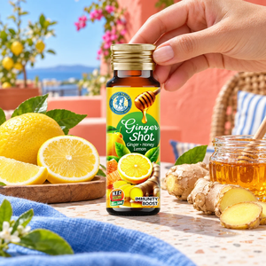Bebida Vinut Trust de 30 ml con Jengibre, Miel y Limón, Bebida Reforzadora del Sistema Inmunitario en Botella de Vidrio - Product Image 3