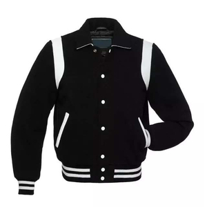 Blousons universitaires tendance pour hommes 2026 – Col montant, logo frontal, haute qualité, respirants, personnalisables, style streetwear, couleur verte, hiver - Product Image 5