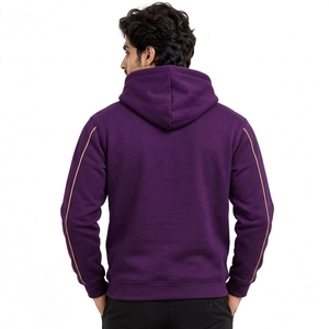 Sweat à capuche léger en polaire pour homme – Idéal pour le sport, le quotidien, les voyages et la marche – Tissu confortable, coupe décontractée, doux - Product Image 2