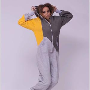 Pijamas de Invierno para Adultos, Unisex, de Forro Polar, Suaves y Lindos, con Dibujos Animados de Animales, Proveedor Directo de Fábrica OEM al por Mayor - Product Image 4