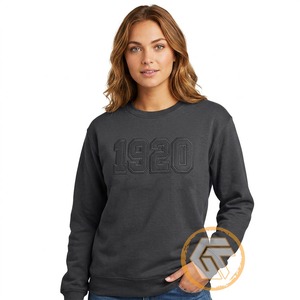 GREEK TREASURES Sudadera Personalizada Bordada al por Mayor para Mujeres de la Hermandad Zeta Phi Beta, de Algodón y Felpa, Transpirable, con Cuello Redondo - Product Image 2