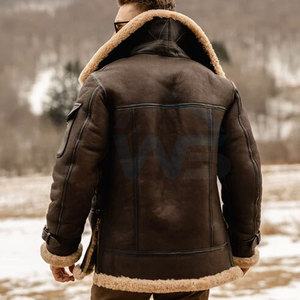 Nouvelle conception 2026 – Veste en fausse fourrure shearling la plus vendue pour homme, manteau d'hiver tendance avec intérieur chaud et confortable - Product Image 4