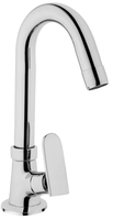 Robinet mural en laiton chromé à col de cygne pour machine à laver, eau froide et chaude, robinet de lavabo de salle de bain, distributeur d'eau