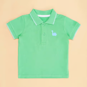 Camiseta de Talla Grande para Niños |   Jersey 100% Algodón Orgánico |   Camiseta de manga corta con estampado de pigmentos |   Moda Infantil con Cuello Redondo |   OEM Personalizado - Product Image 6