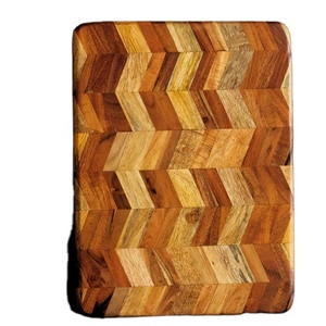 Tabla de Cortar de Madera de Mango y Acacia con Diseño 3D, Antibacteriana, Reversible, para Venta al Por Mayor - Product Image 1