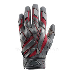 Guantes de Fútbol Americano de Cuero Premium, Ligeros, Antideslizantes, para Entrenamiento, Práctica y Juegos de Jugadores de Fútbol Americano - Product Image 2