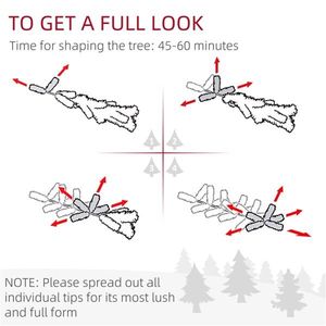 Albero di Natale di 2,3 m con Luci per Decorazioni Festive - Product Image 2